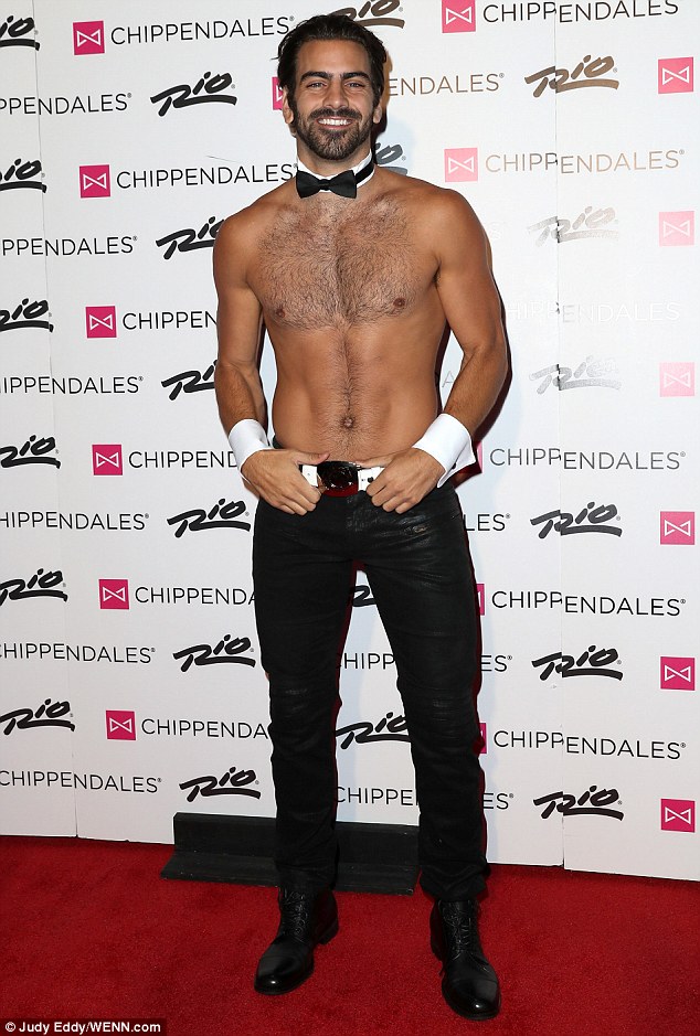 wow nyle dimarco arrived to the rio hotel ahead of his chippendales headlining gig