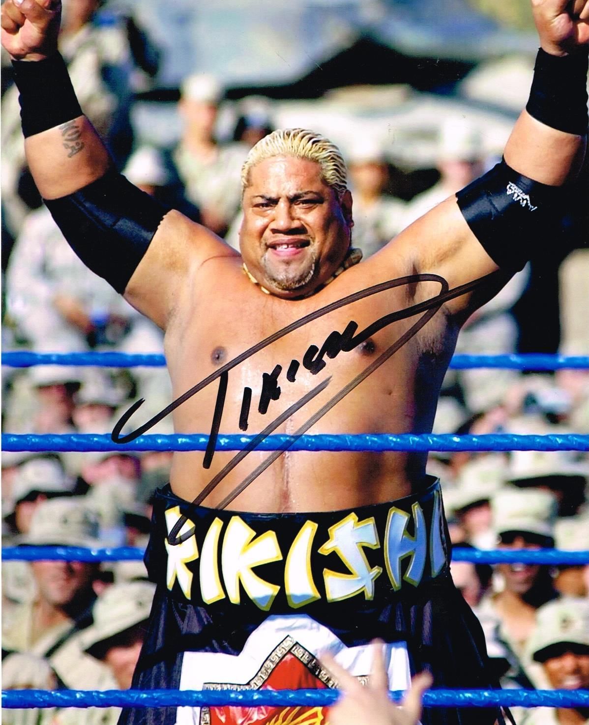 wwe rikishi autographed photo auto signed autograph contact the coolest celebrities free