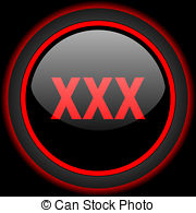 xxx black icon porn sign stock illustration images black