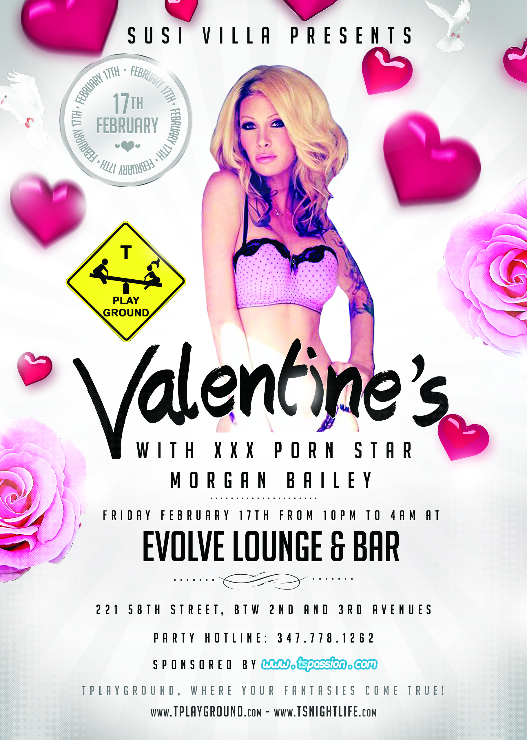 xxx porn star morgan bailey is your celebrity guest for tplaygrounds valentines day celebration