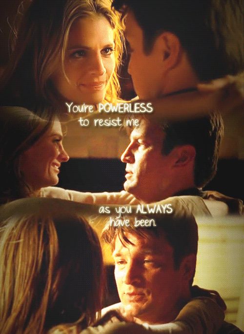 you were powerless to resist me castle beckettcastle tvnathan