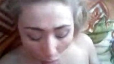 young kazakh girl and her colleague had weekend sex at home