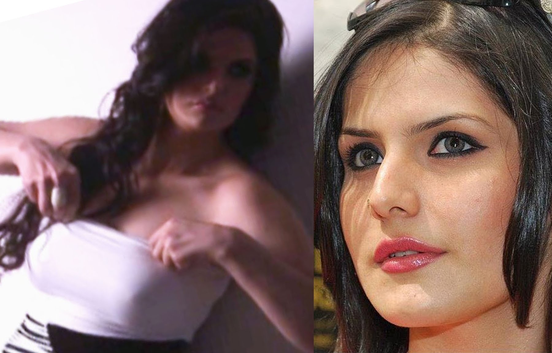 zarine khan caught revealing her nipples in a sexy photoshoot